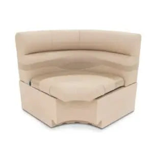 Taylor Made LCI 32x32 30' Radius Corner Beige - Durable Marine Canvas Solution