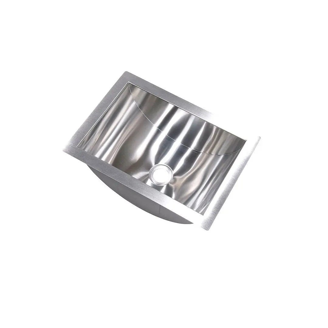 LIPPERT COMP 426017 14x10x6 Stainless Steel Troff Sink for Durable Kitchen and Utility Use