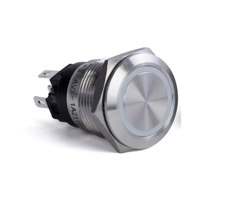 SIERRAMARINE AV10030B Blue Halo Push Button Switch