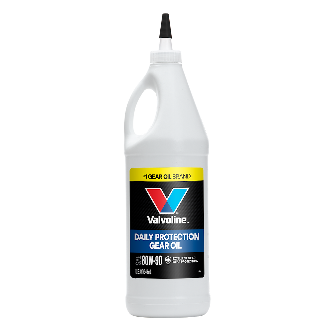 Valvoline 80W90 HP Gear Oil Quart - Heavy Duty Gear Lubricant for Vehicles and Machinery
