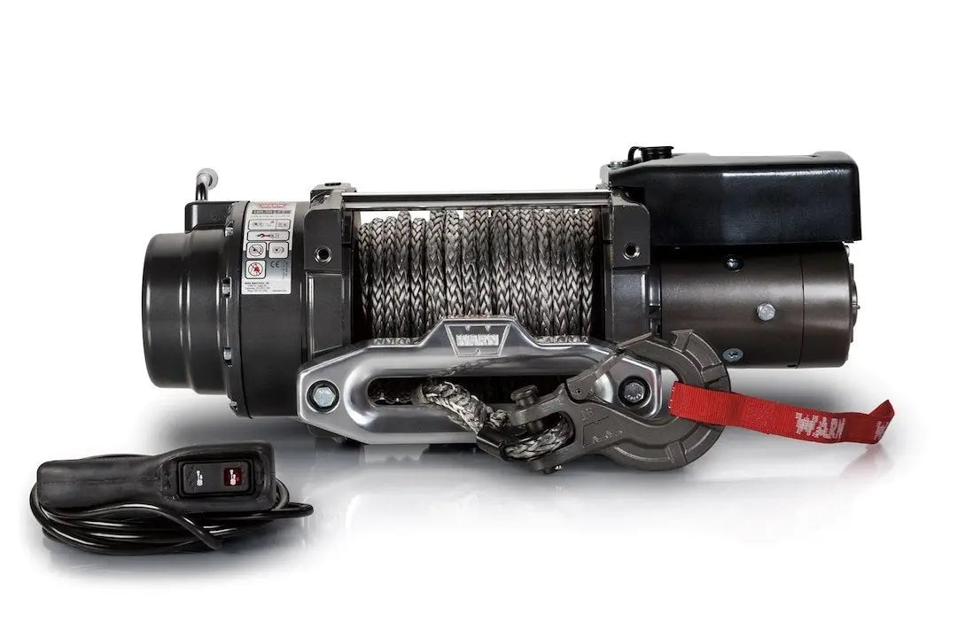 WARN IND. 16.5TI-S 12V Synthetic Winch for Off-Road Recovery