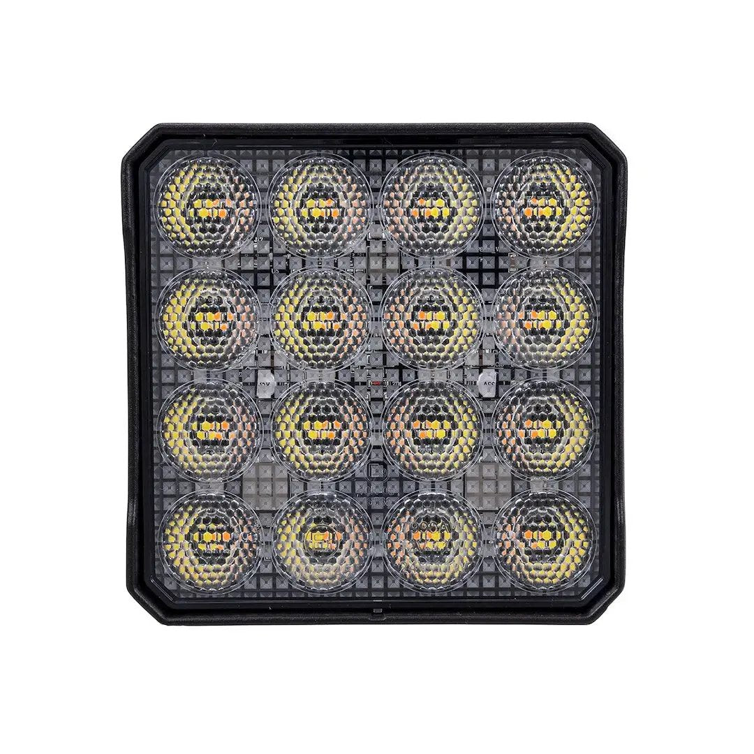 TrailFX 4X4 Square 16x5 Wheel with White Amber Finish - Part Number 4X4WLAMF1 by TRAILFX