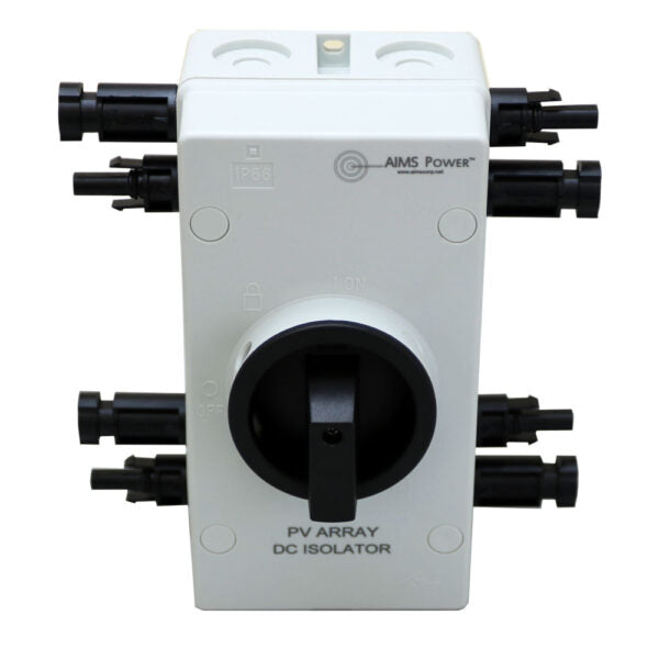AIMS POWER Dual Solar Disconnect Switch - Part Number 1004532 for Reliable PV System Control