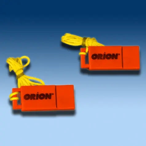 ORION Safety Whistle with Lanyard - 2 Pack (Part Number 676)