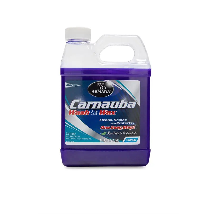 Camco Carnauba Wash & Wax 32 oz. - Premium RV and Car Care Solution