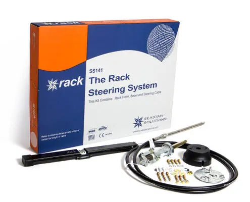Seastar SS14116 Back Mount Rack Steering Kit for Boats
