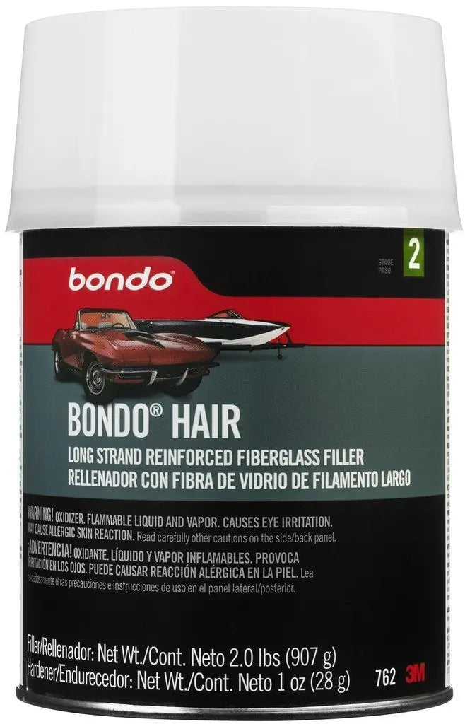 3M Bondo Hair FBGLS QT 12/Case - Professional Automotive Body Filler