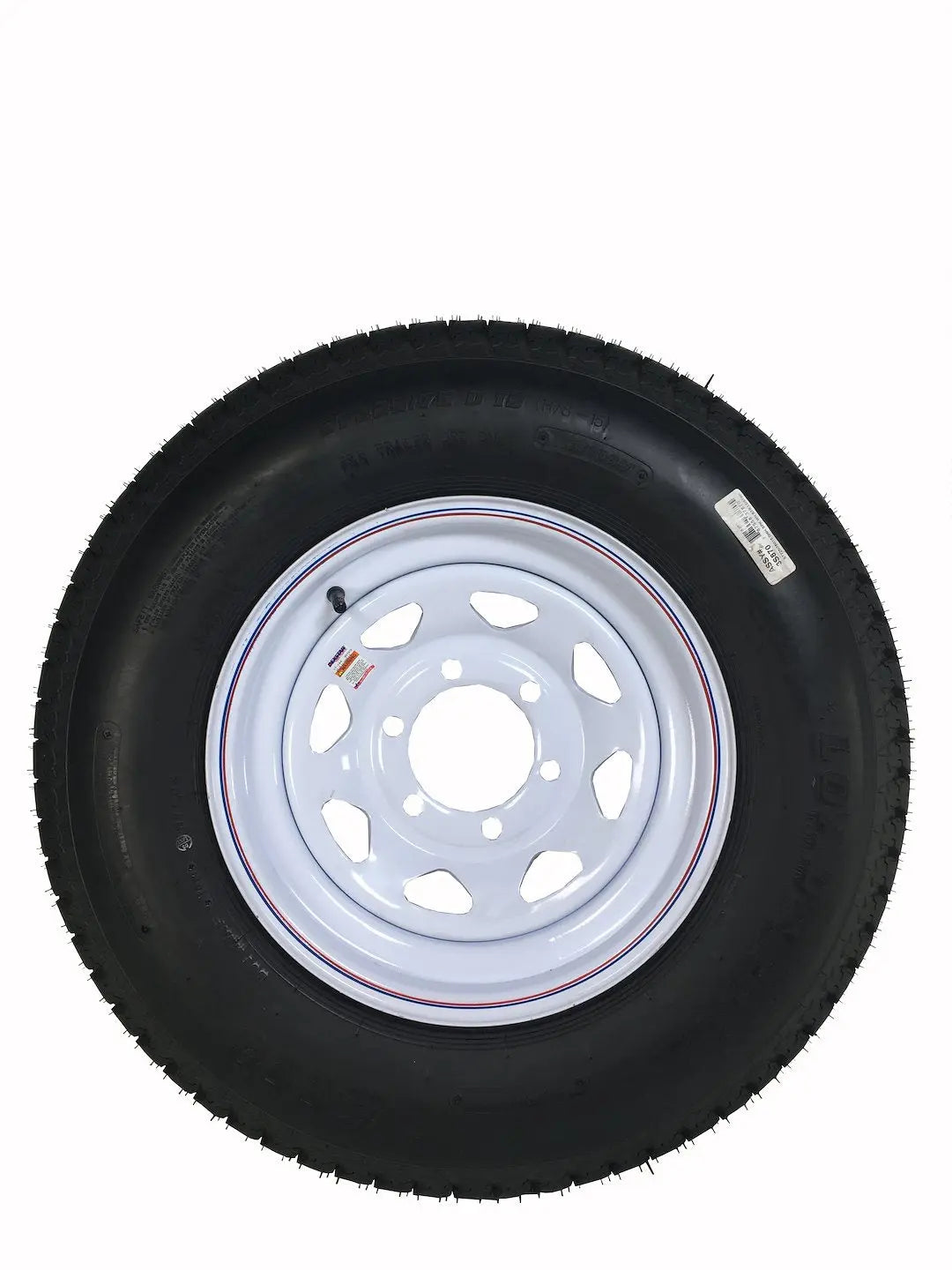 Americana 235/80R16 E/8H SPK White Steel Wheel Tire - Part Number 34900