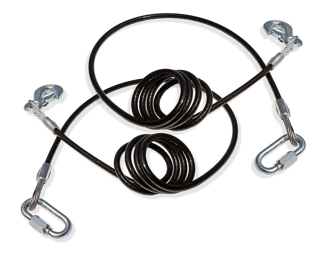 Roadmaster 674 Cables Coil to Straight for Reliable Towing Connections