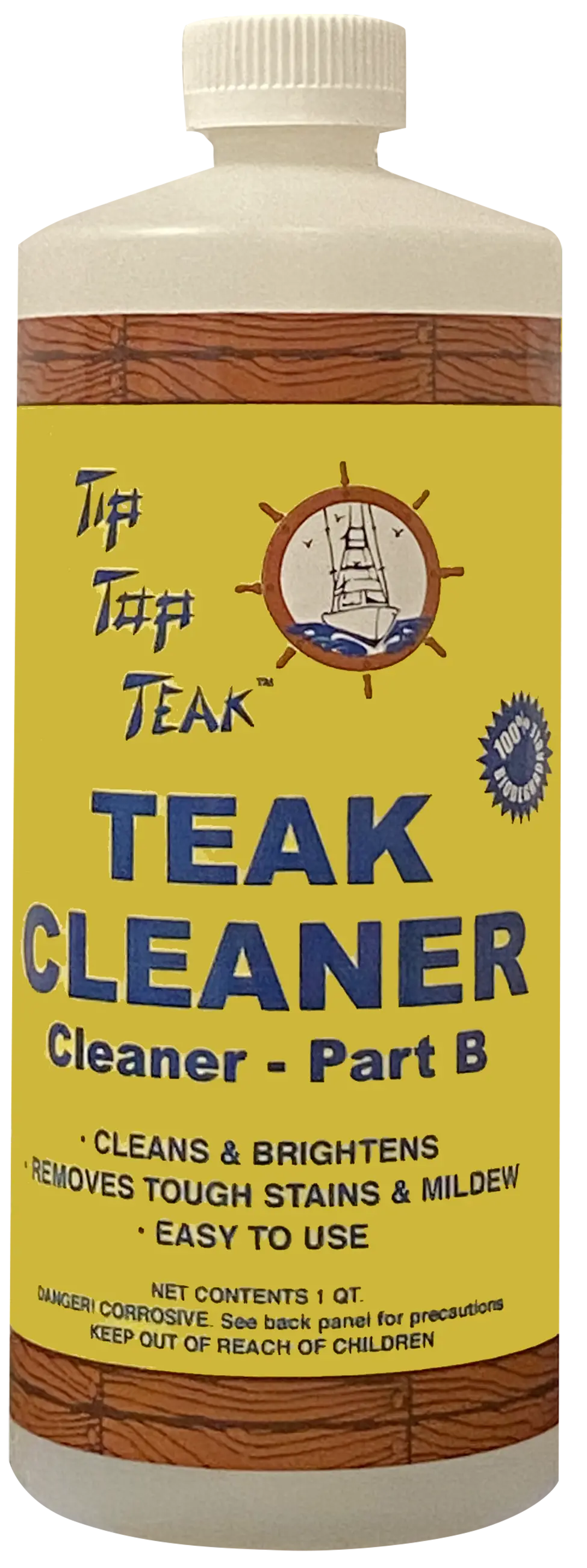 Sudbury Tip Top TeakTwo Part Teak Cleaner Part B (Part Number: TC862)