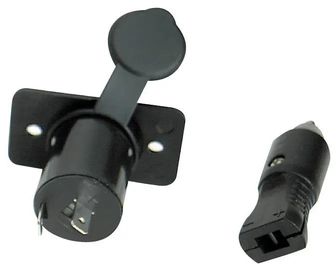 Whitecap Industries S8072C Black Nylon Socket & Cap for Industrial Applications