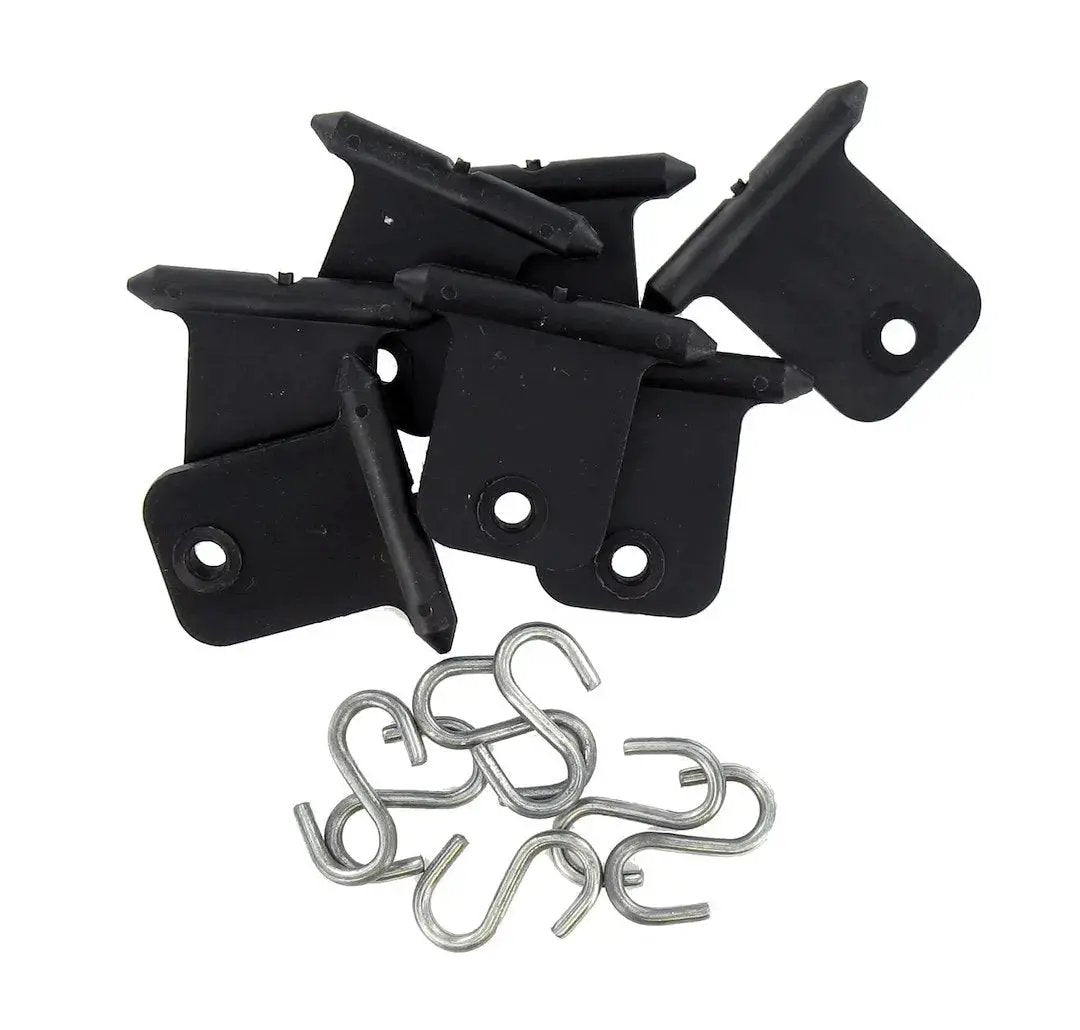 Valterra LLC A77041 Black Awning Accessory Hangars – Durable and Easy to Install by VALTERRA LLC