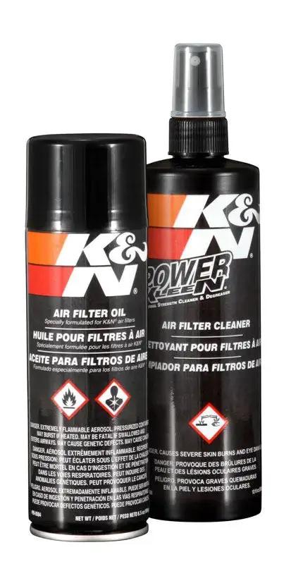 K&N Filter Recharge Oil & Cleaner Kit - Part 995000 for Automotive Maintenance by K&N FILTER