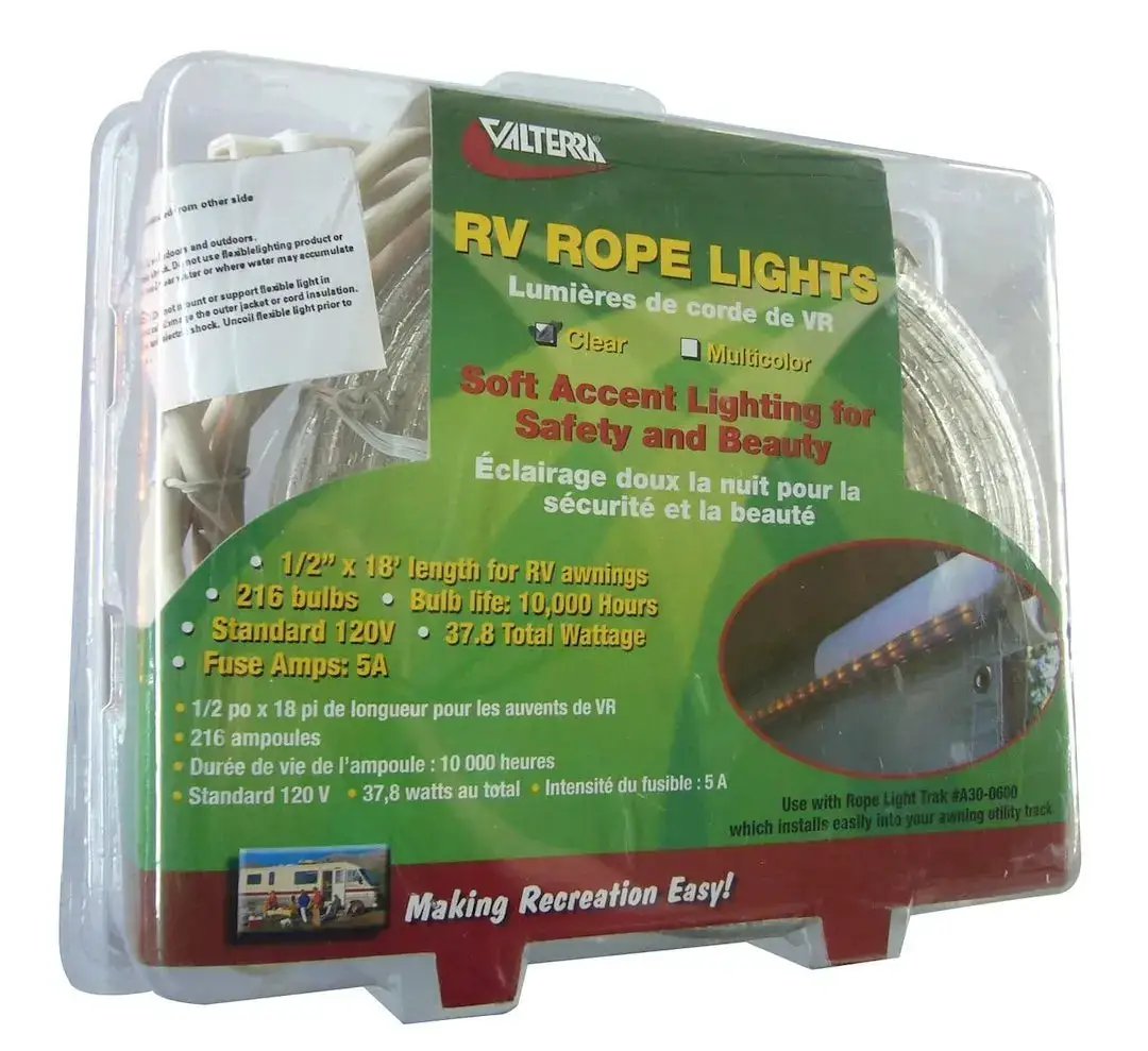 Valterra LLC 18' Rope Lights - Indoor/Outdoor Decorative LED Lighting by VALTERRA LLC
