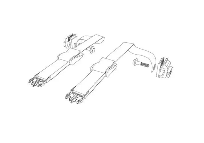 BAK Industries RX2 Universal Strap Clamp - Reliable Cargo Securing Solution