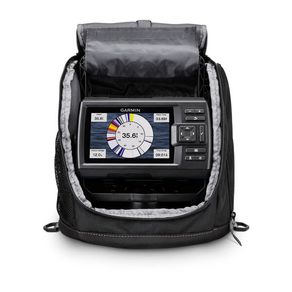 Garmin ELEC. Striker Vivid 5CV Ice Fishing Bundle with High-Resolution Display