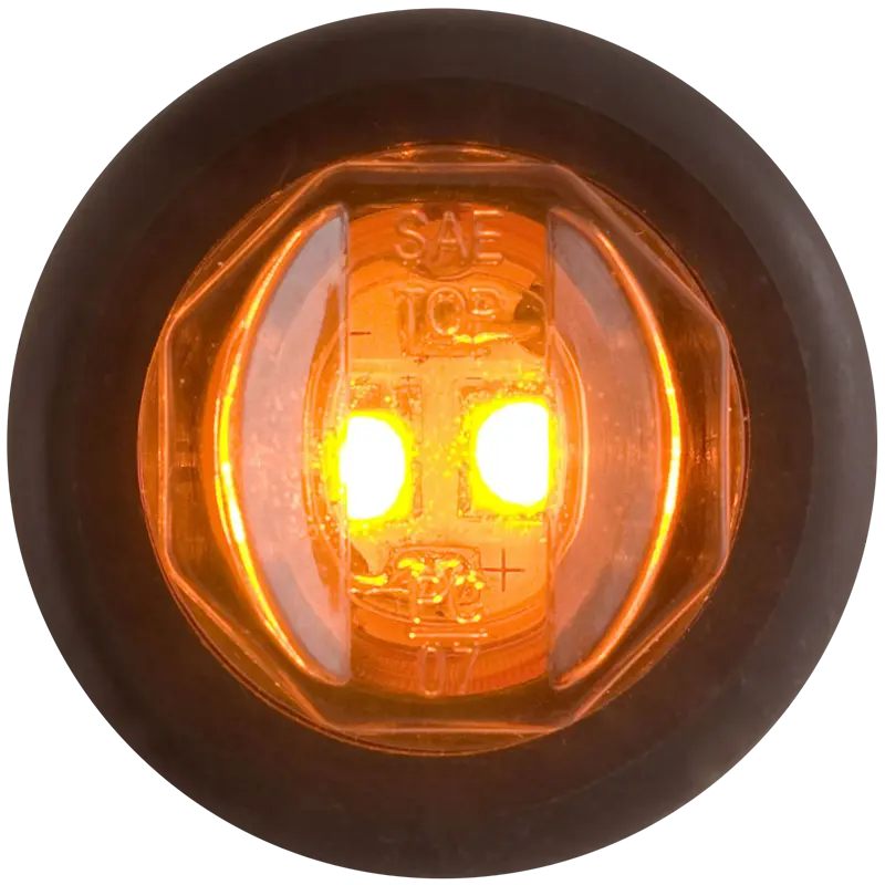 Optronics MCL11AKB Amber LED Uni-Light with Grommet