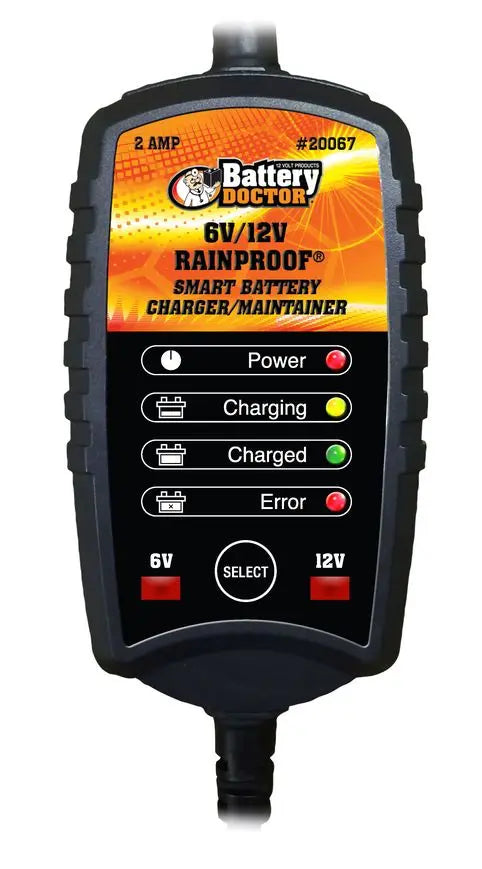 WIRTHCO Battery Doc 6/12V 2 Amp Rainproof – Reliable Battery Connection and Maintenance
