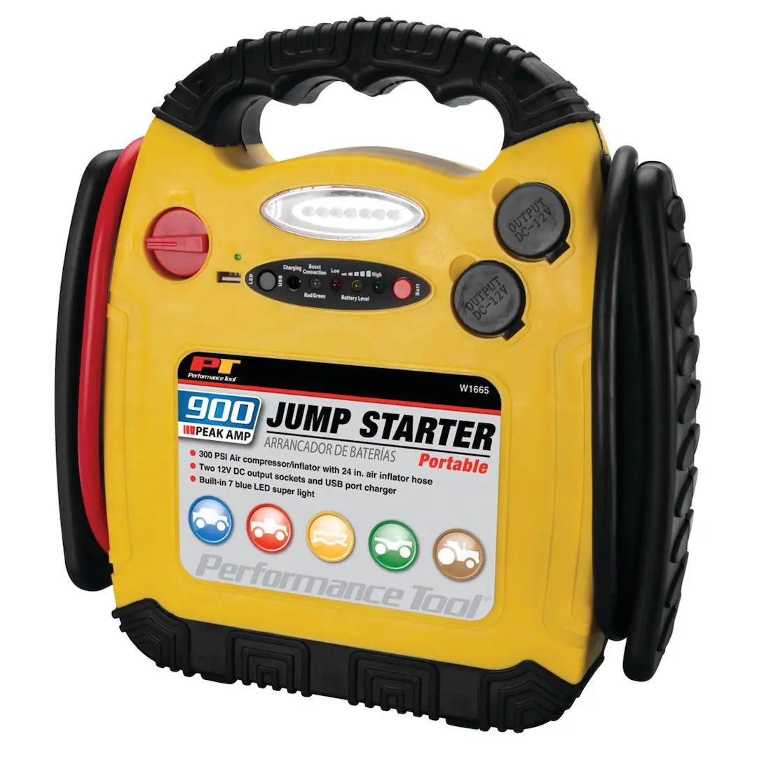 Perform Tool W1665 Portable Jump Starter for Automotive Emergency Power