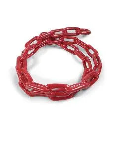 Greenfield 2116RD Vinyl Chain, 5/16 inch x 5 ft, Red