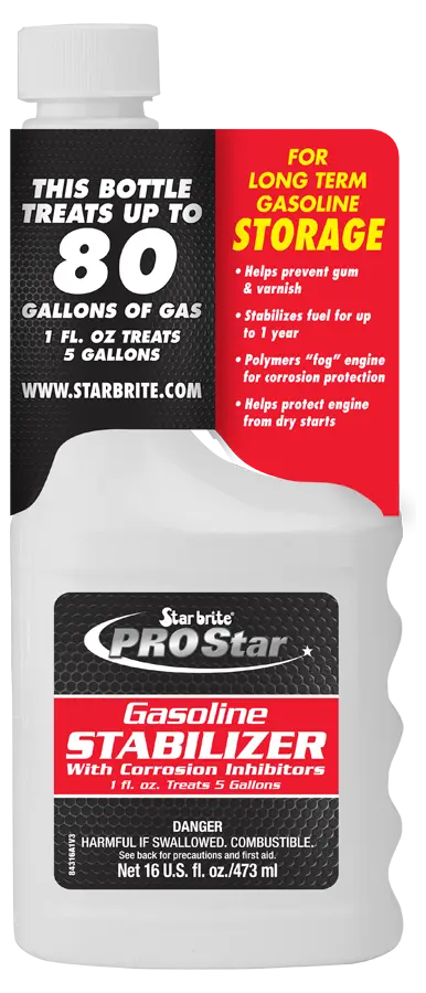 Star Brite EZ Store EZ Start Gas Storage Additive - Easy Fuel System Enhancement