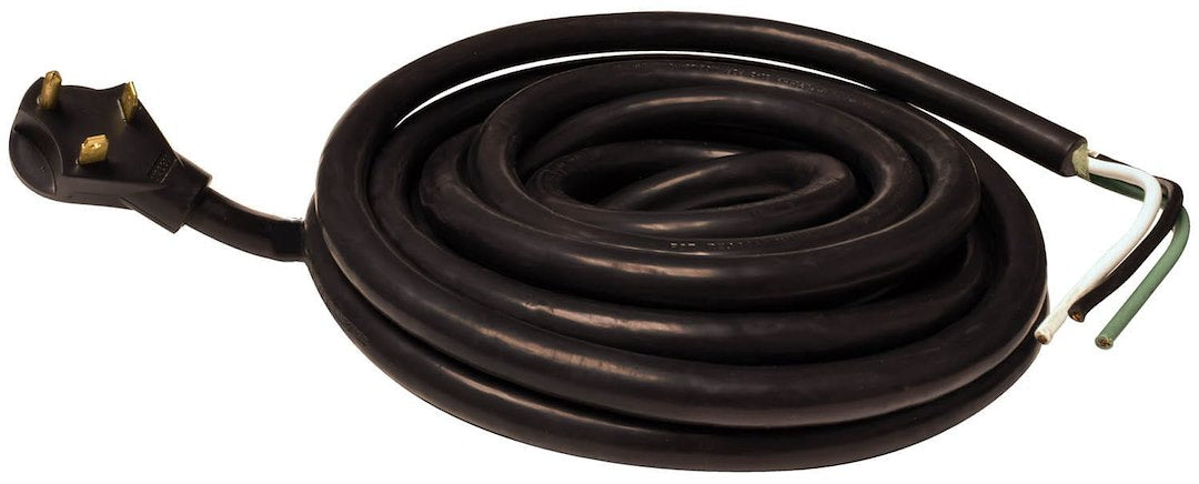 Valterra LLC 30A 25' Nondetachable Power Cord in Black