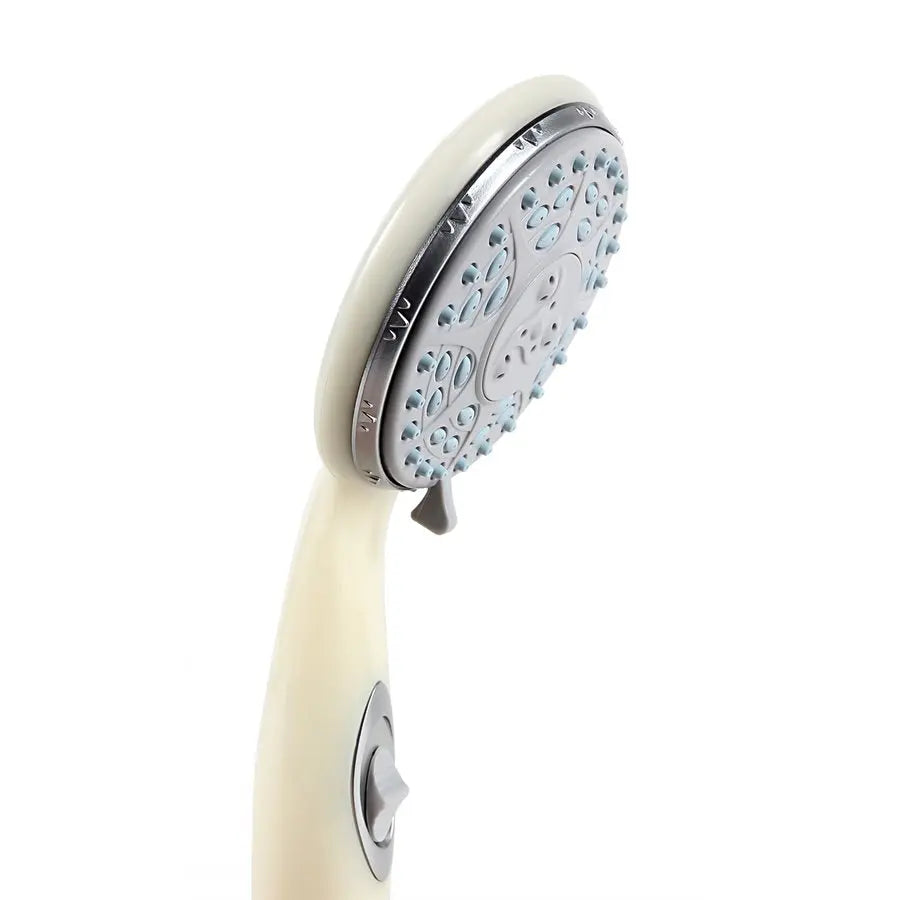 Camco Shower Head Off-White (Part Number 43712) - Durable RV and Marine Shower Accessory