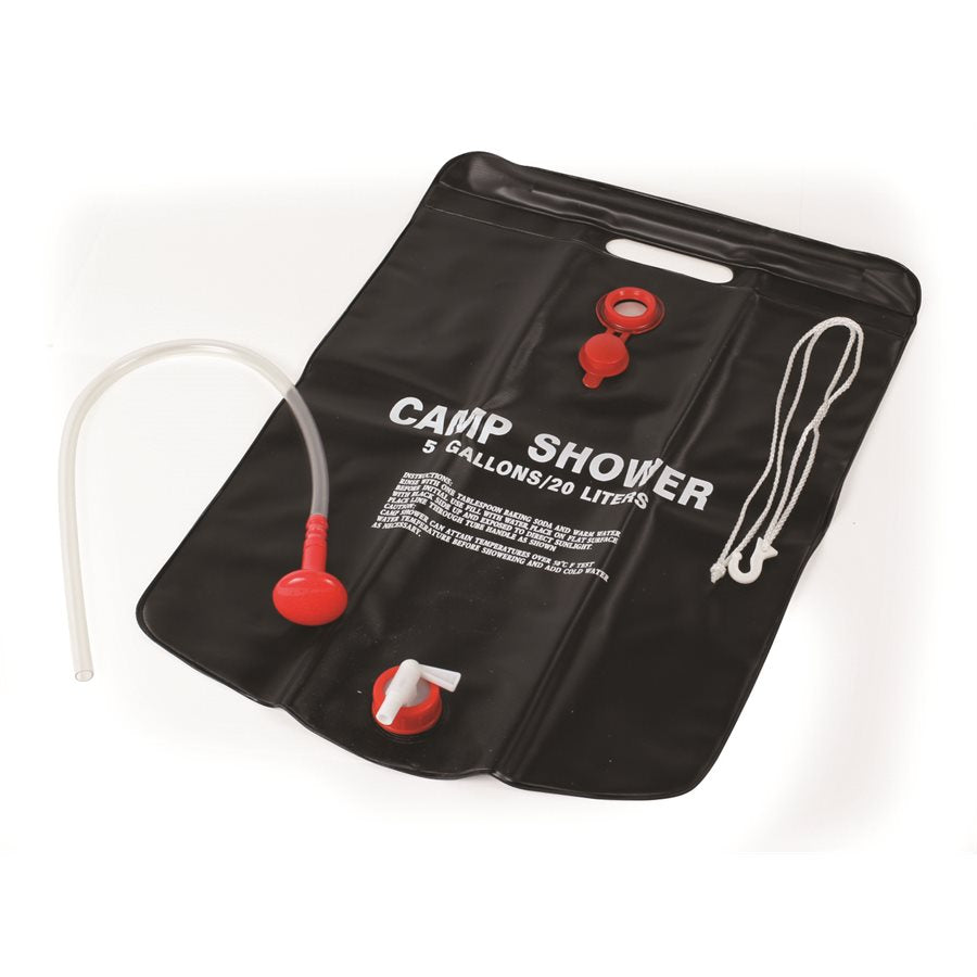 Camco 20L Camp Shower with Portable Design and Easy Setup