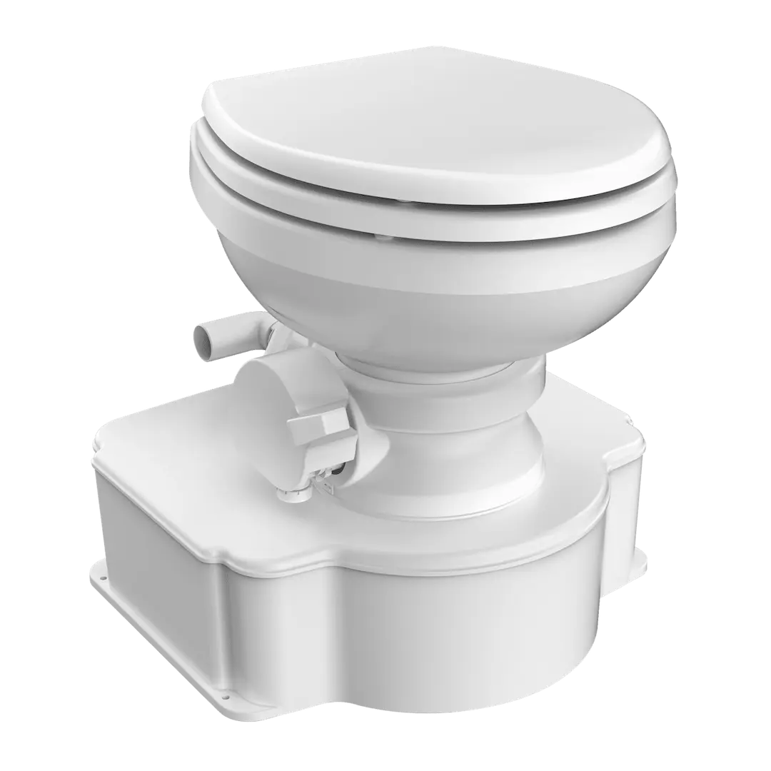 SierraMarine M65-5000 White Toilet – Durable Marine-Grade Bathroom Fixture
