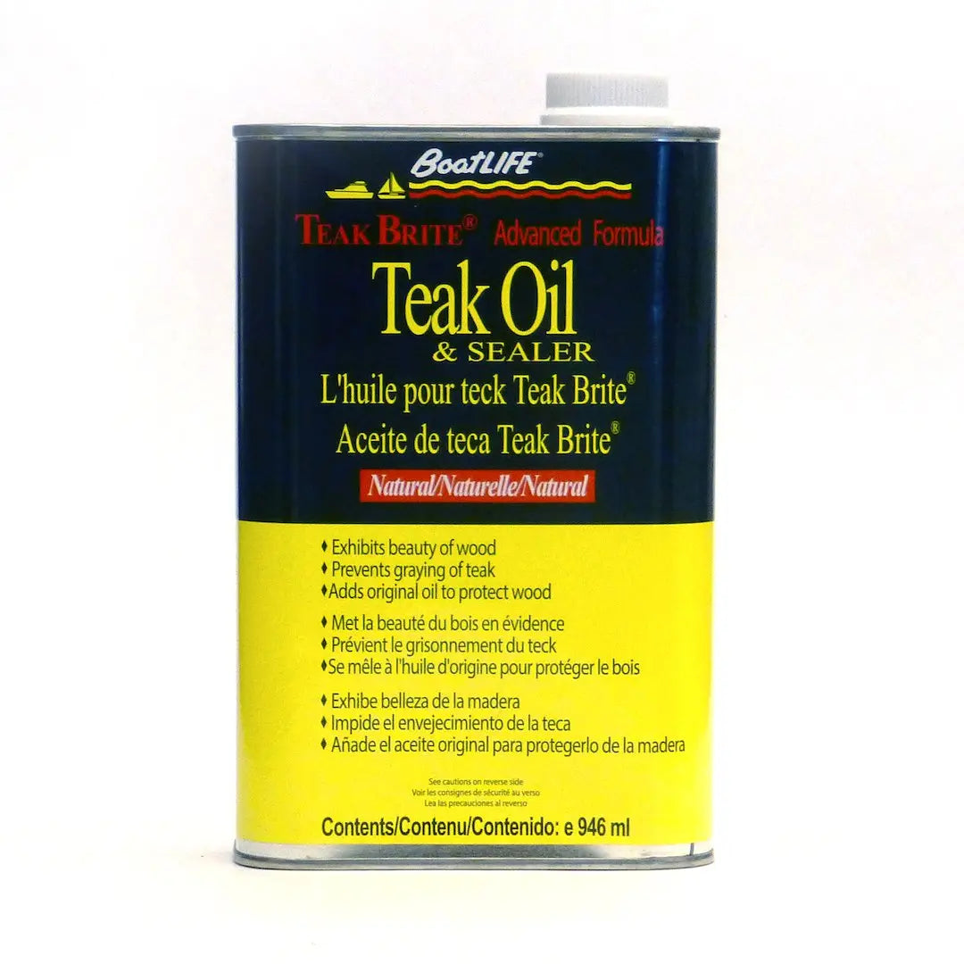 LIFE INDUST. Teak Oil 32 Fl. Oz. Natural – Durable Wood Finish