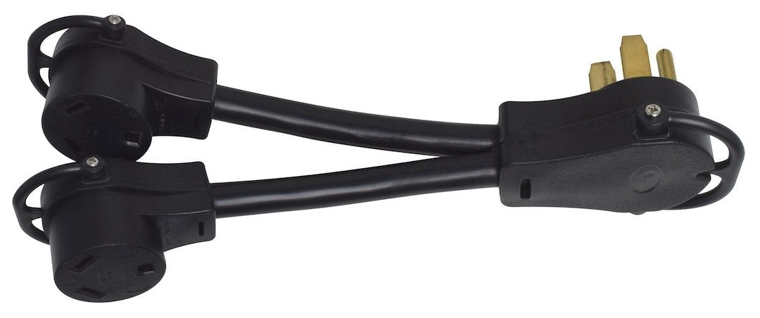 Valterra LLC 50 Amp Male / 30 Amp Female RV Power Cord Adapter - Part A1050X30Y
