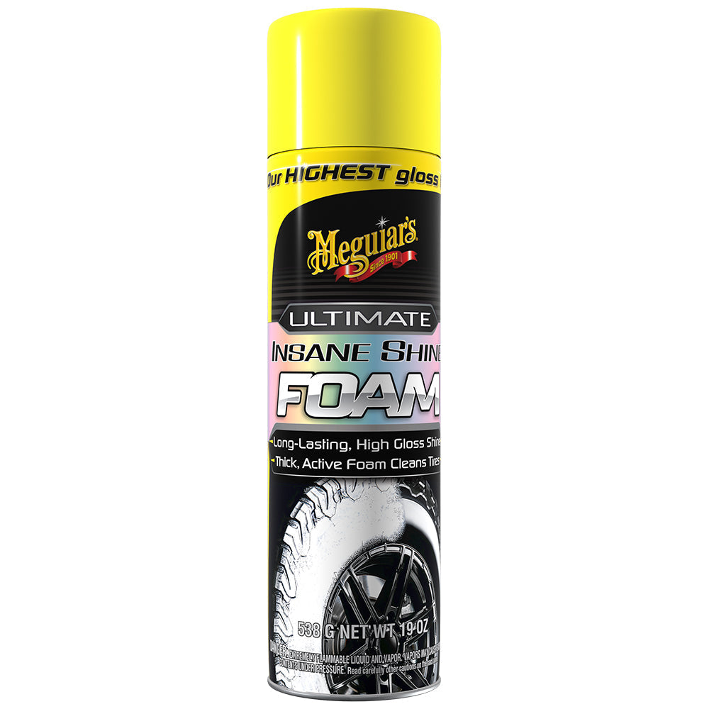 Meguiar's Wax G210419 Tire Foam High Gloss 19 Ounce for a Brilliant Finish