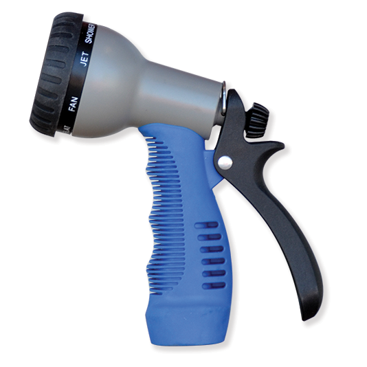 HOSECOIL WN515 Rubber Tip Nozzle with 9 Pattern Settings for Garden and Industrial Use
