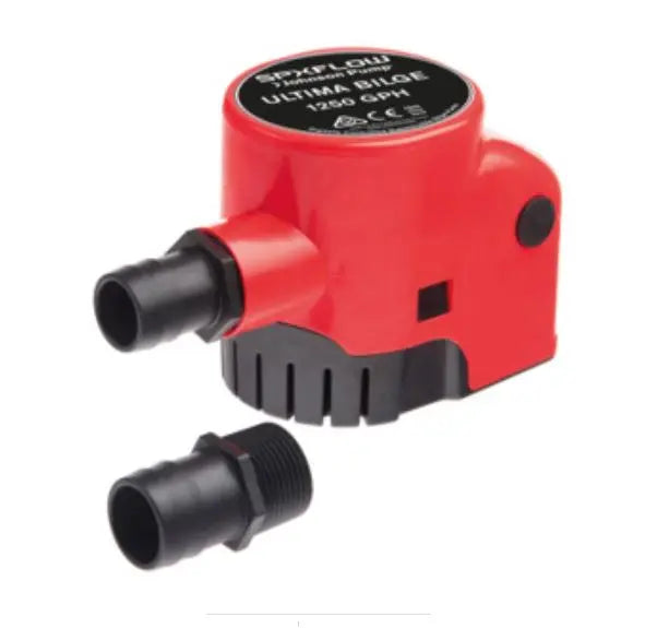 Johnson Pump Ultima Bilge Pump 1250 GPH 12V with Switch – Reliable Marine Bilge Pump