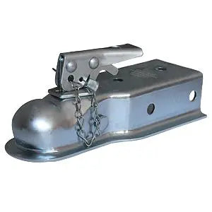 Husky Towing 87075 2-Inch Trailer Coupler with 3-Inch Wide Channel for 3,500 lbs Capacity