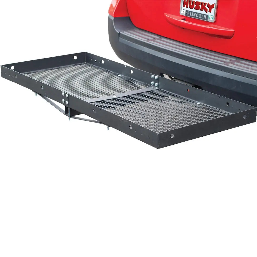 Husky Towing Cargo Carrier 500 lbs - Durable Hitch-Mounted Luggage Rack