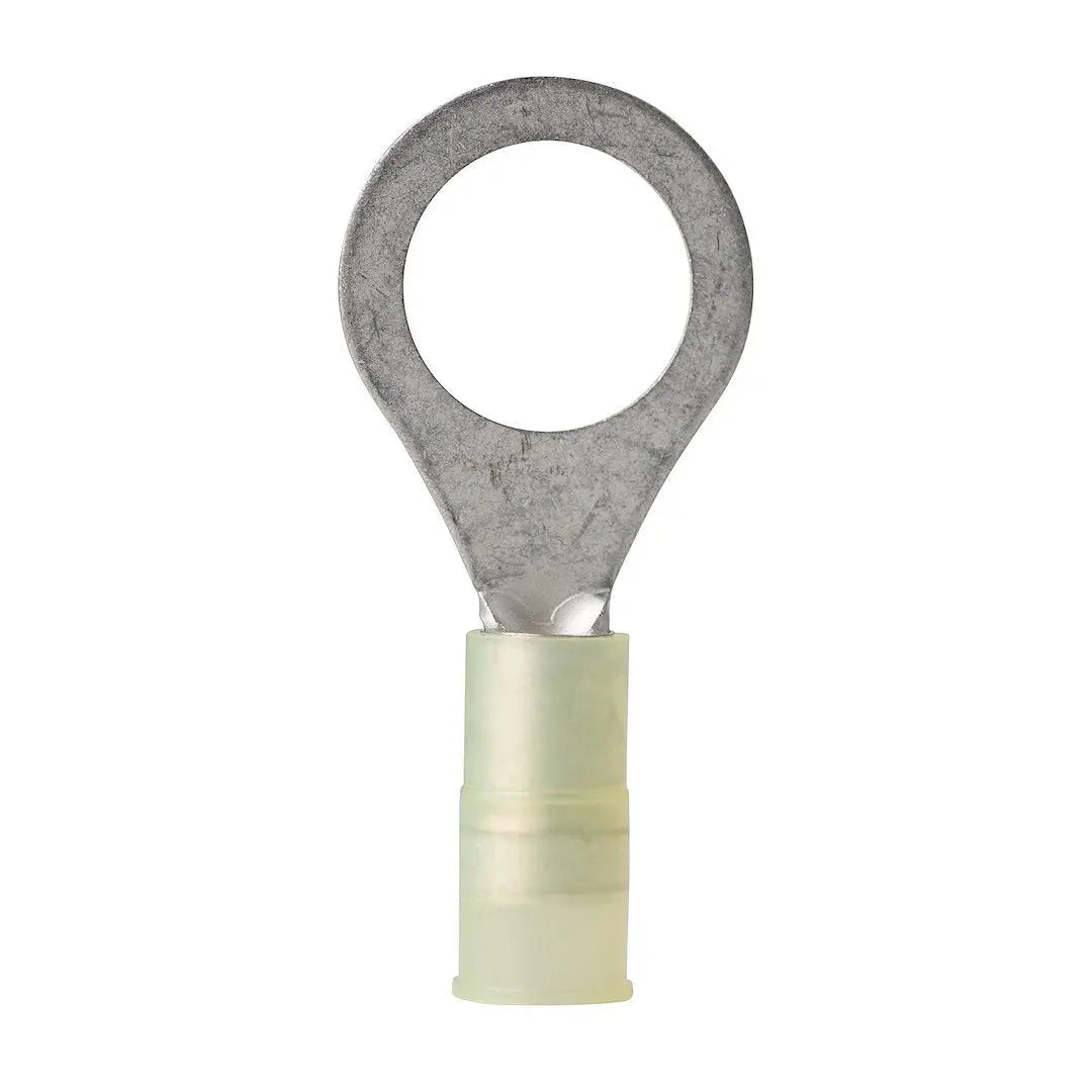 ANCOR Nylon Ring Terminal 12-10 Gauge, 1/2 Inch Ring Diameter, Pack of 25