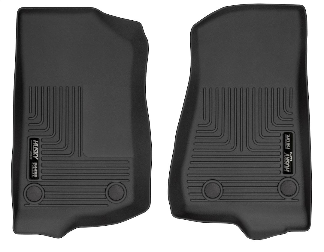HUSKYLINER WB Front 18-18 Wrangler Floor Mat for Jeep Wrangler and Gladiator