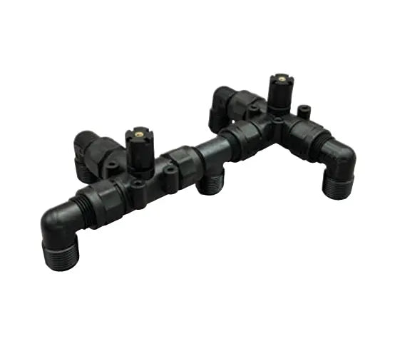 B&B Molders Diverter 5 Port, 1/2 Inch Thread with T-F Connection