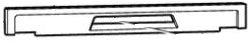 Dometic 293264103 Top Decor Replacement Trim