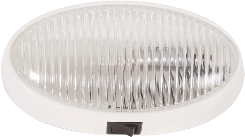 OPTRONICS RVPL7CP Porch Light with Switch - Clear Cover