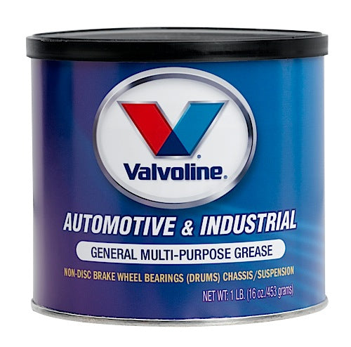 Valvoline 608 White Grease 1 lb Can - Heavy Duty Lubricant for Automotive and Industrial Use