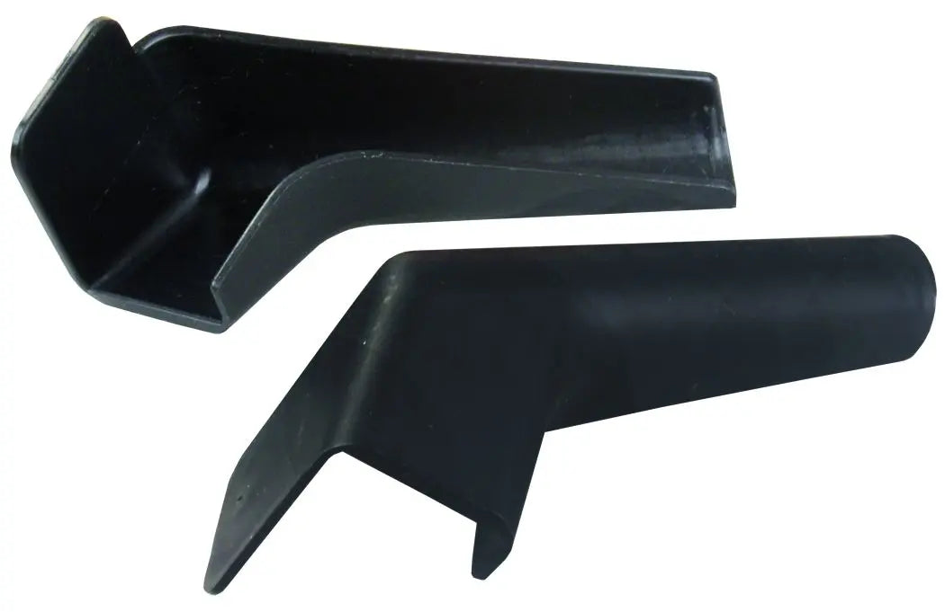 JR Products 655BKA Rain Gutter Extension Splash Guard, Black