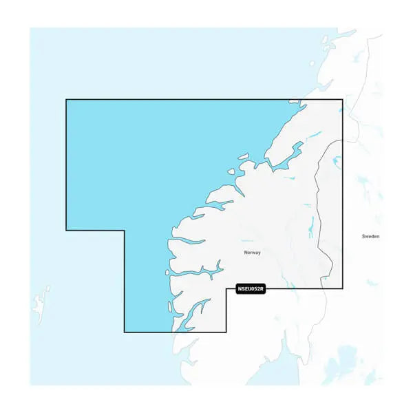 Garmin Carto Norway Sognefjord - Svefjorden Map Card Part #010C125120