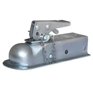 Husky Towing 87074 2-Inch Ball Coupler with 2.5-Inch Width and Chain