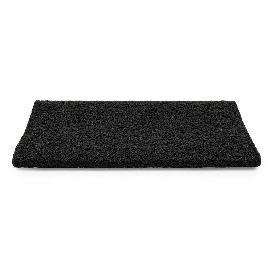 Camco Scrub Rug TPE 17.5 x 18 inches, Black - Durable Non-Slip Surface for Home & Workshop by CAMCO