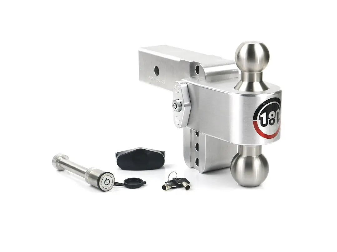 Weigh Safe Turnover Ball 4' Drop Hitch with 2' Shank – LTB425KA