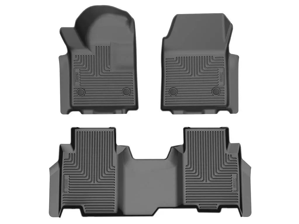 HuskyLiner WB Front & Second Seat Floor Liner for Chevrolet Silverado EV and GMC Sierra EV (2024-2026)