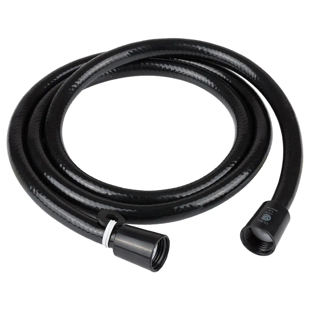 DURA FAUCET DFSA230BK 60' Vinyl Shower Hose in Black