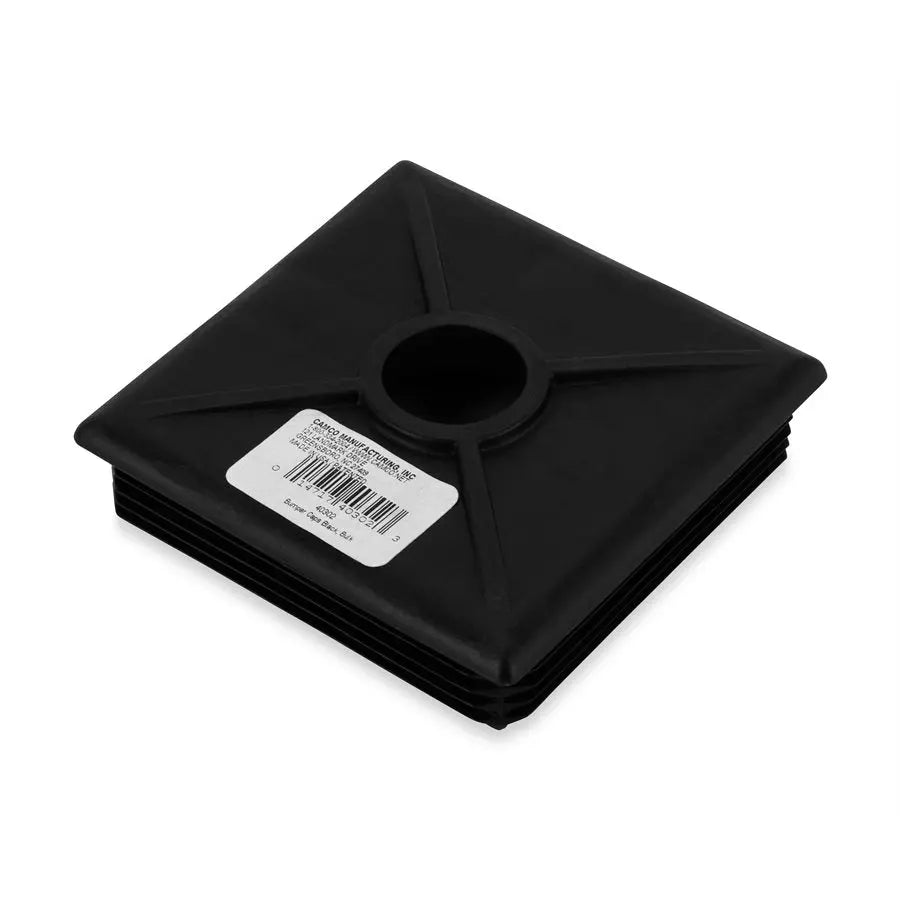 Camco 4' x 4' Black Bumper Cap – Durable RV and Trailer Protection